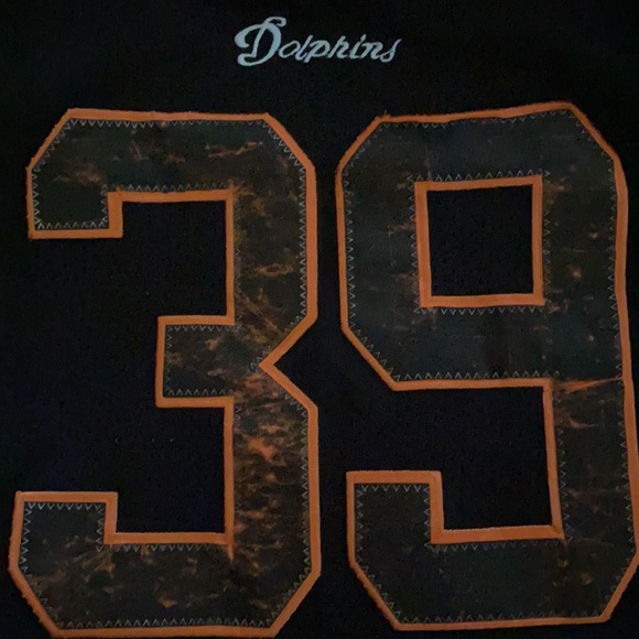 Miami Dolphins Larry Csonka Blackout Jersey. - Picture 5 of 9